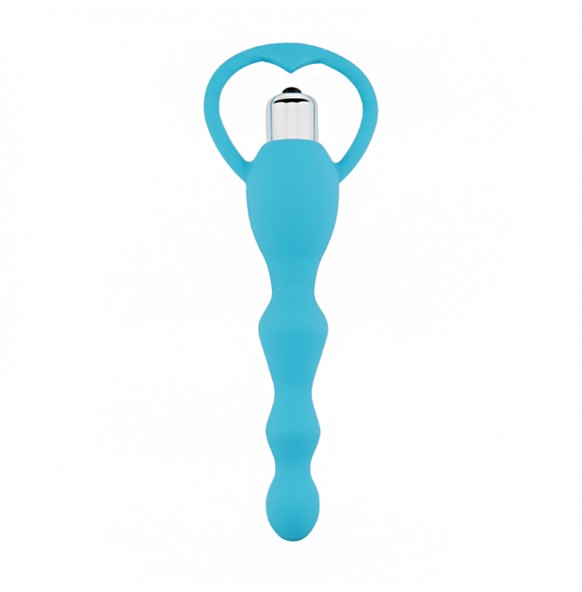 Soft Anal Beads Butt Plug Vibrator (Chargeable - Blue) Soft Anal Beads Butt Plug Vibrator (Chargeable - Blue)